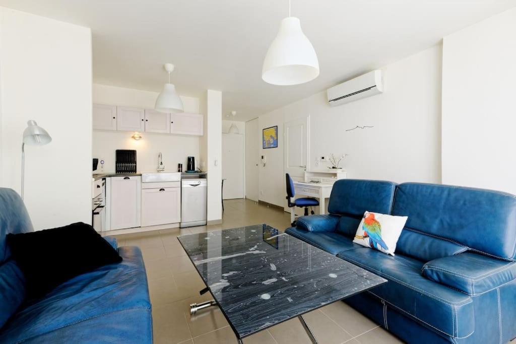 Super T2 Climatise Avec Balcon A Pied Plage Catalan Marseille Eksteriør billede